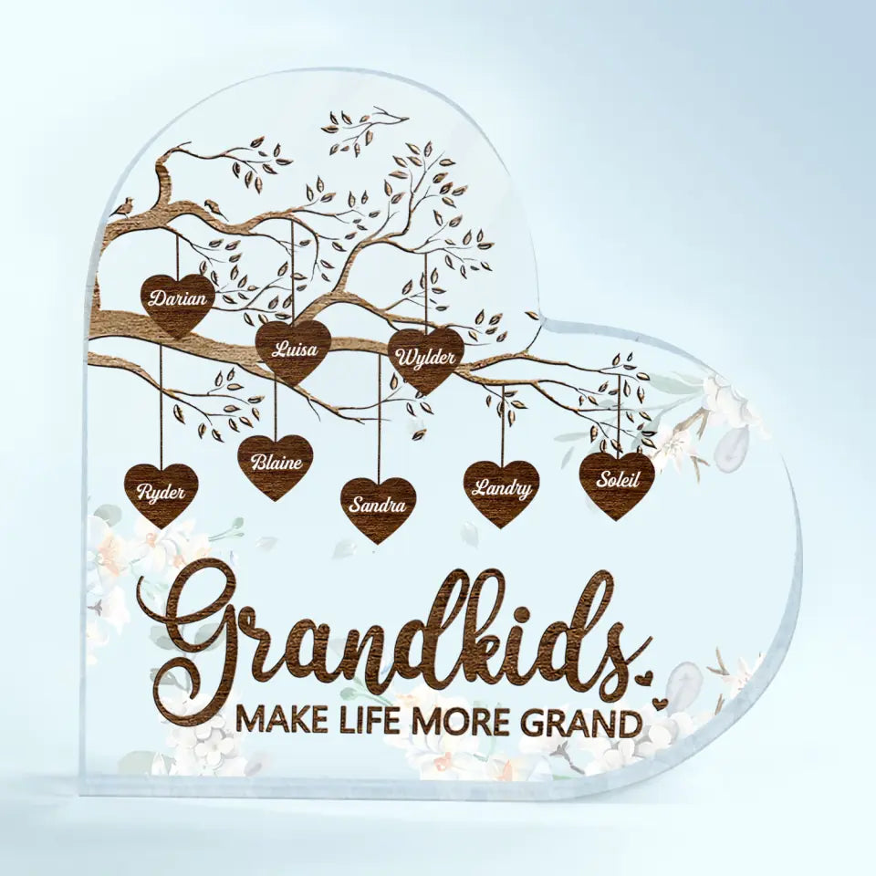Personalized Acrylic Plaque, Mothers Day Gifts for Grandma