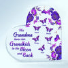 Personalized Heart-shaped Acrylic Plaque - Gift For Mom &amp; Grandma - This Grandma Loves Her Grandkids ARND005