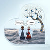 Personalized Heart-shaped Acrylic Plaque - Gift For Family Member - Forever In My Heart ARND037