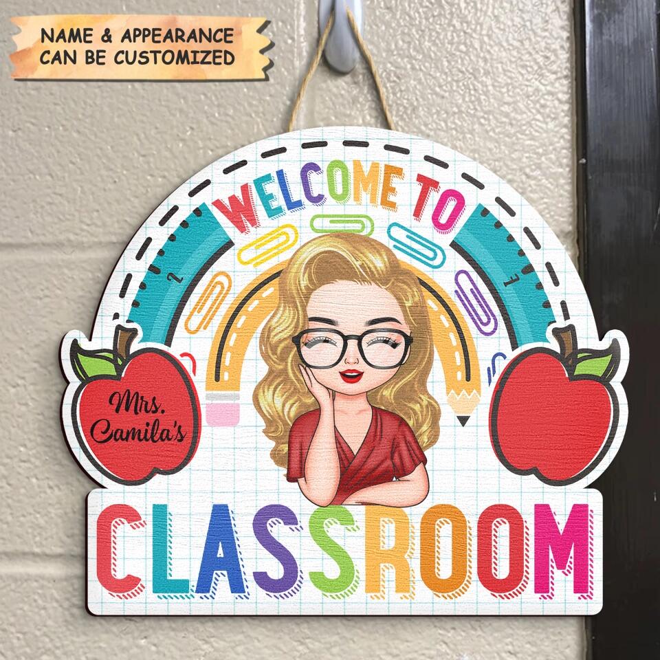 Personalized Classroom Door Sign