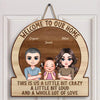 Personalized Door Sign - Gift For Family - Welcome To Our Home ARND018