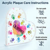 Personalized Heart-shaped Acrylic Plaque - Gift For Mom &amp; Grandma - Grandma Colorful Heart ARND005