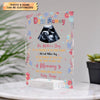 Personalized Acrylic Plaque - Gift For Mom - This Mother Day Ill Be Snuggle ARND0014