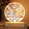 Personalized Mica Lamp - Gift For Mom - Best Mom Ever ARND0014