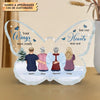 Personalized Butterfly Acrylic Plaque - Gift For Family - Your Wings Were Ready ARND036
