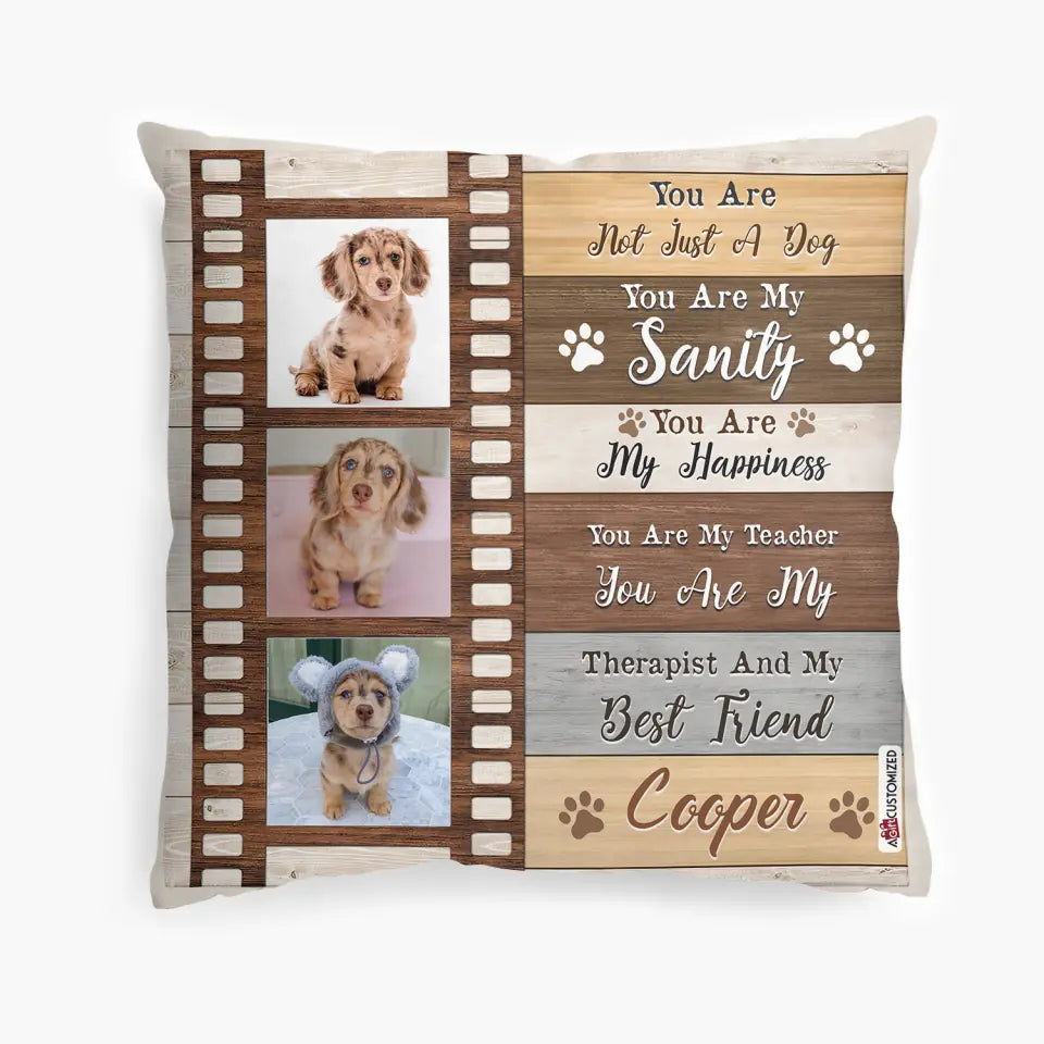 Personalized Pillow - Gift For Dog Lover - You Are Not Just A Dog ARND037