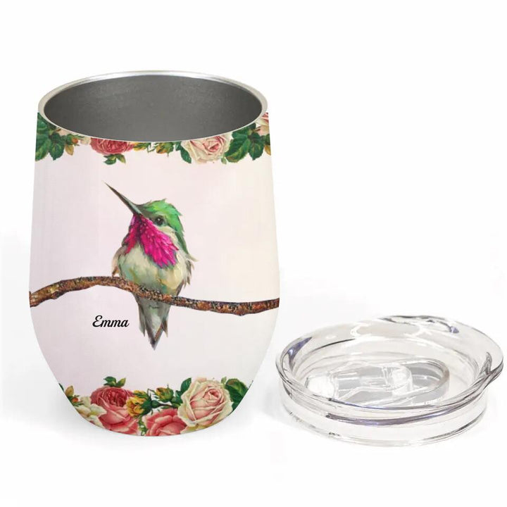Personalized Wine Tumbler - Gift For Mom & Grandma - Blessed To Be Called Grandma ARND005