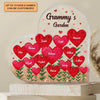 Personalized Heart-shaped Acrylic Plaque - Gift For Grandma - Grandma&#39;s Garden ARND037