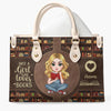 Personalized Leather Bag - Gift For Reading Lover - Just A Girl Who Loves Books ARND005