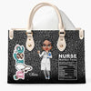 Personalized Leather Bag - Gift For Nurse - Nurse Nutrition Facts ARND0014