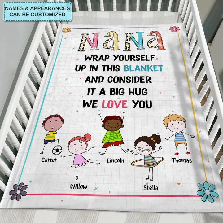 This Grandma Belongs To - Personalized Blanket - Gift For Grandma