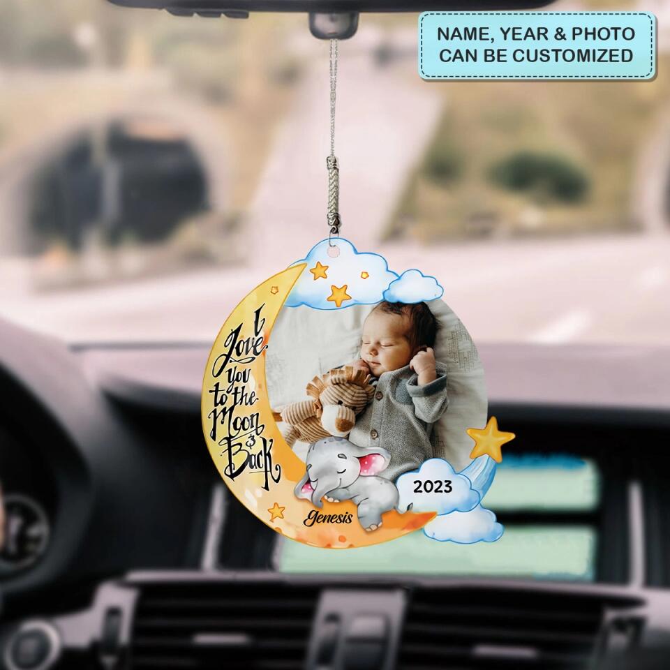 Personalized Car Hanging Ornament - Gift For Mom - Happy 1st Mother's Day ARND0014 AGCPD028