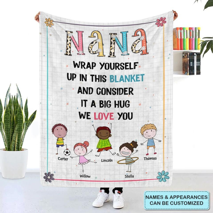 This Grandma Belongs To - Personalized Blanket - Gift For Grandma