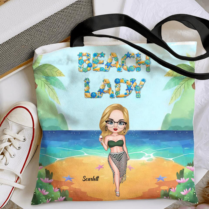 Personalized Tote Bag - Gift For Friend - Beach Ladies ARND005