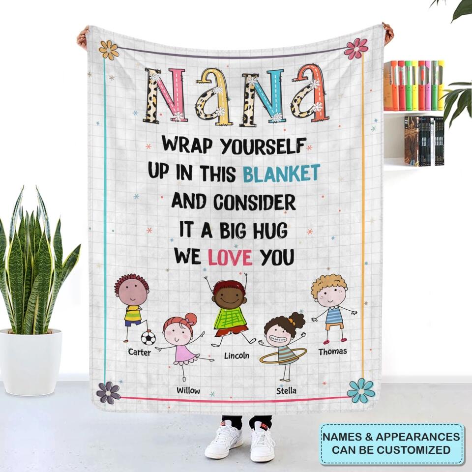 This Grandma Belongs To - Personalized Blanket - Gift For Grandma