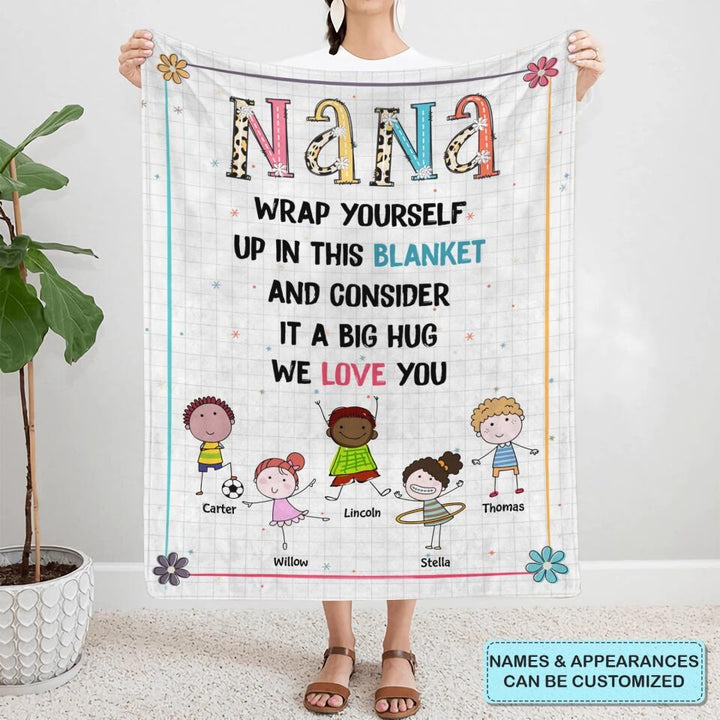 This Grandma Belongs To - Personalized Blanket - Gift For Grandma