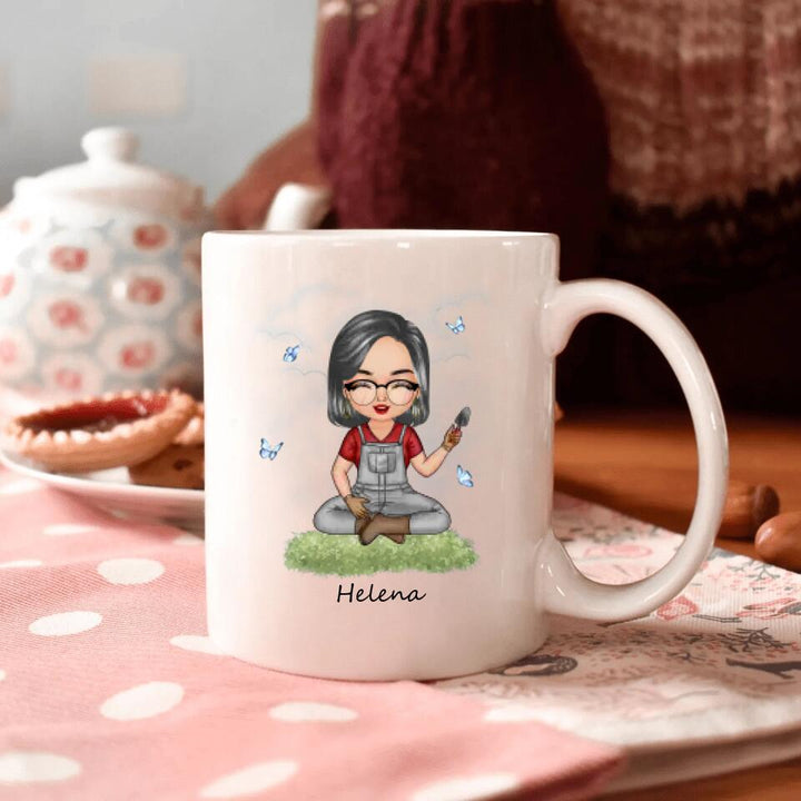 Personalized White Mug - Gift For Grandma - Grandma's Garden ARND0014