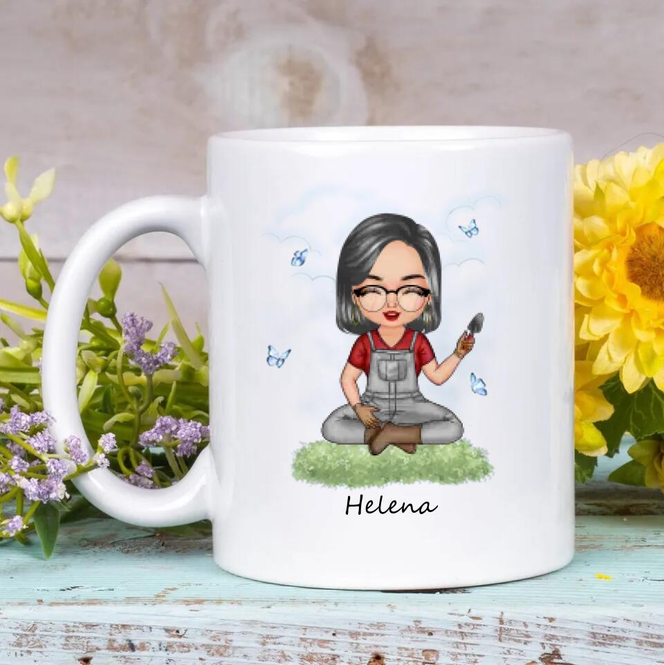 Personalized White Mug - Gift For Grandma - Grandma's Garden ARND0014