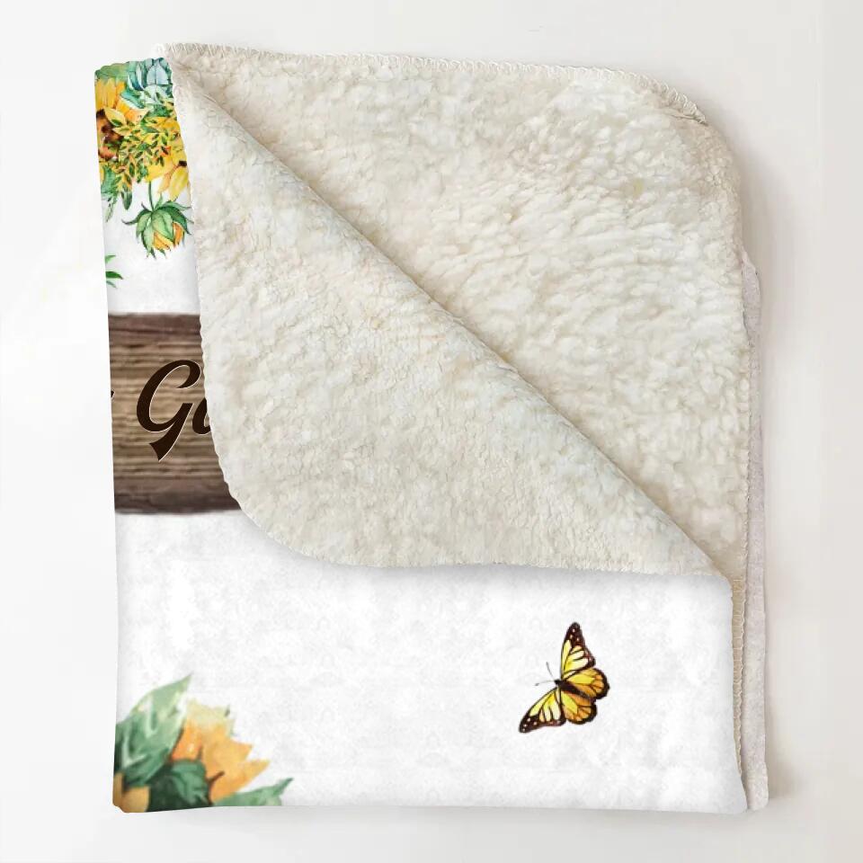 Grandma's Garden - Personalized Blanket - Gift For Grandma