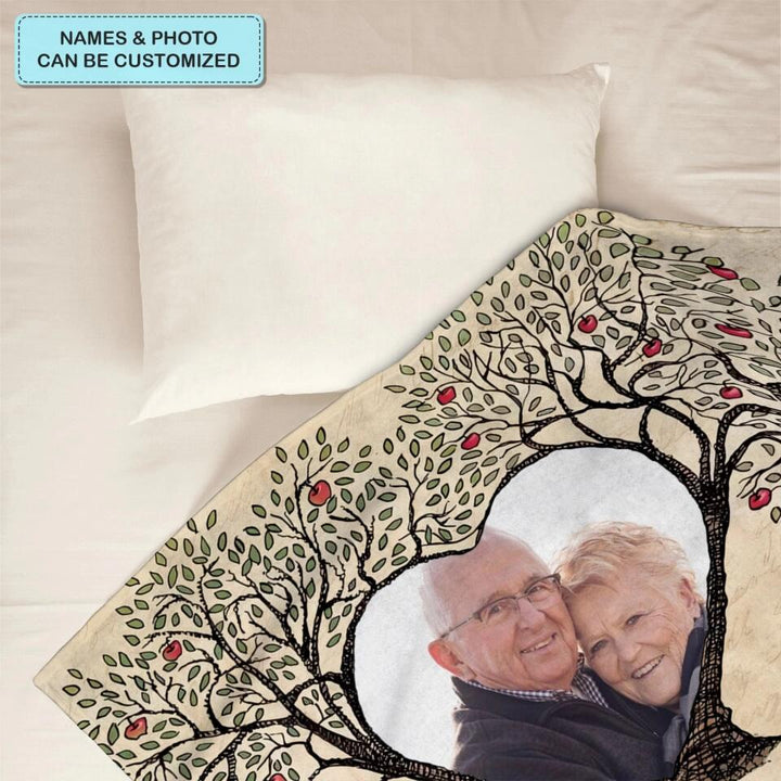 Personalized Blanket - Gift For Couple - Thank You For Always Being There For Me ARND005