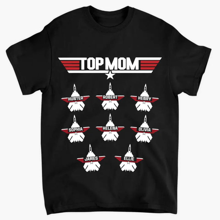 Personalized T-shirt - Mother's Day Gift For Mom - Top Mom ARND0014