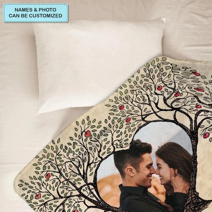 Personalized Blanket - Gift For Couple - Thank You For Always Being There For Me ARND005