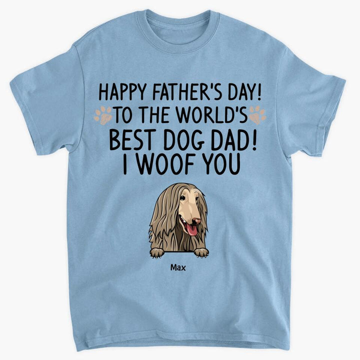 Personalized T-shirt - Gift For Dog Lovers - We Woof You ARND036