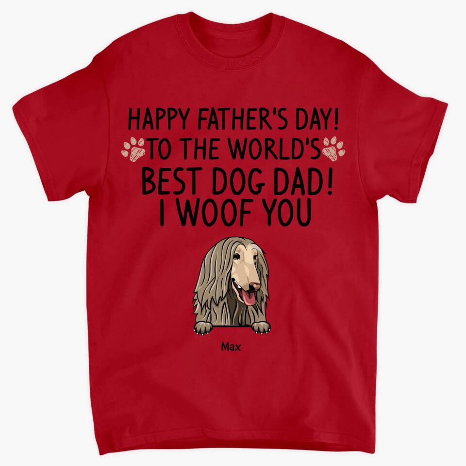 Personalized T-shirt - Gift For Dog Lovers - We Woof You ARND036