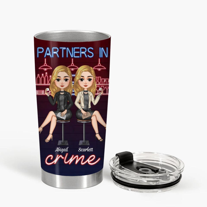 Personalized Tumbler - Gift For Friends - Partner In Crime ARND005