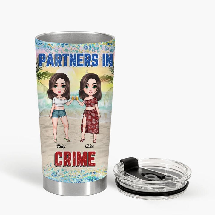 Personalized Tumbler - Gift For Friends - Partners In Crime ARND005