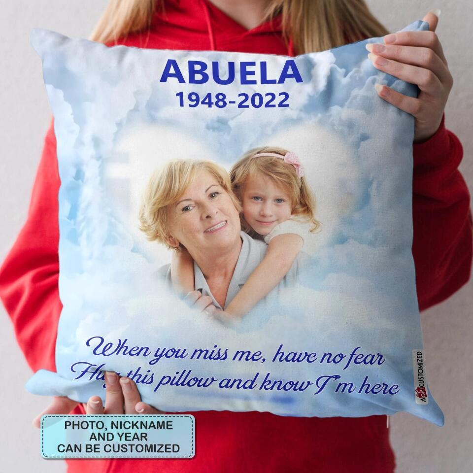 Personalized Pillow - Gift For Family - When You Miss Me ARND036