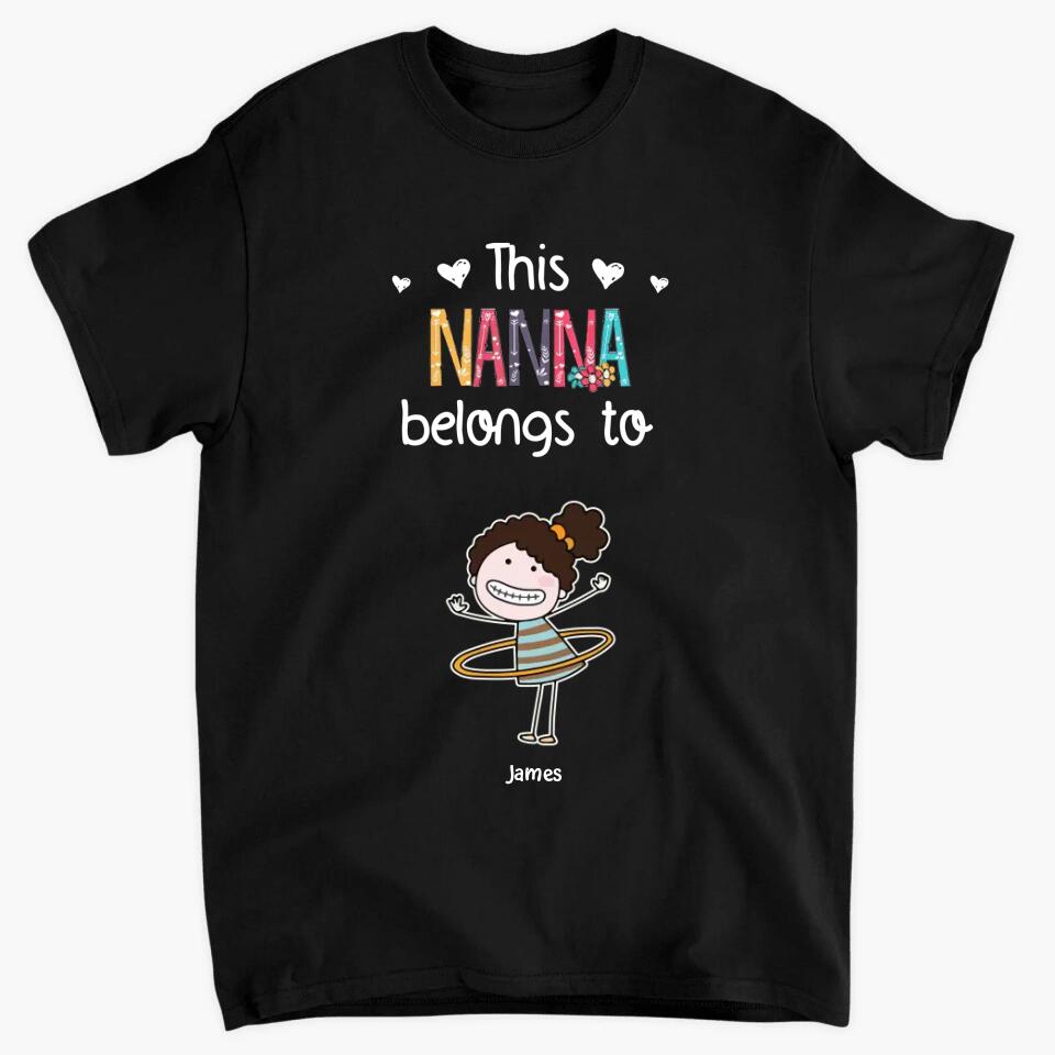 Personalized T-shirt - Mother's Day Gift For Mom - This Grandma Belongs To ARND036