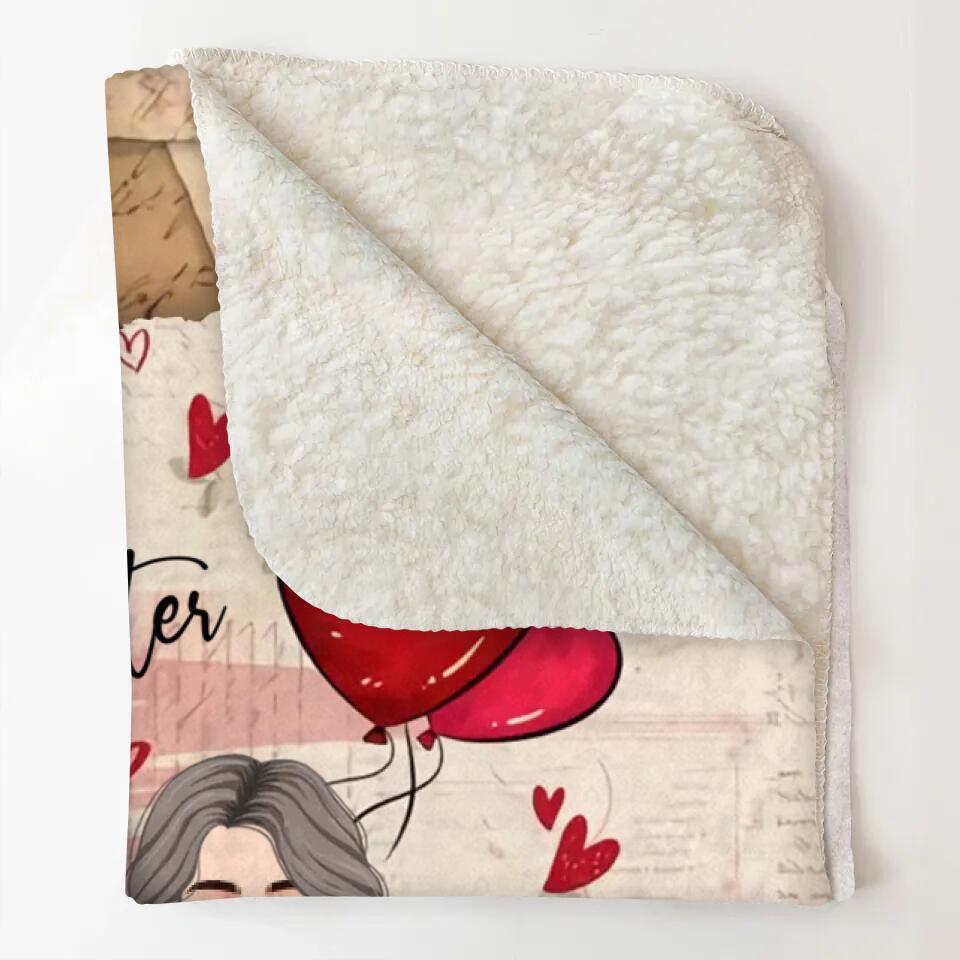 Personalized Blanket - Gift For Mom - Like Mother Like Daughter ARND005