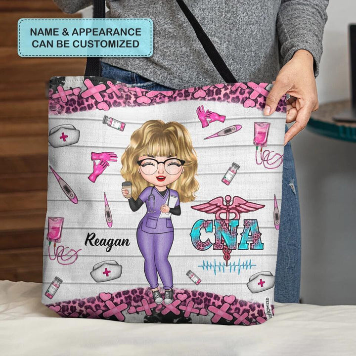 Personalized Tote Bag - Gift For CNA - Certified Nursing Assistant ARND0014