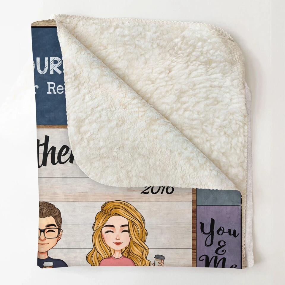 Personalized Blanket - Gift For Couple - I Love You The Most ARND036