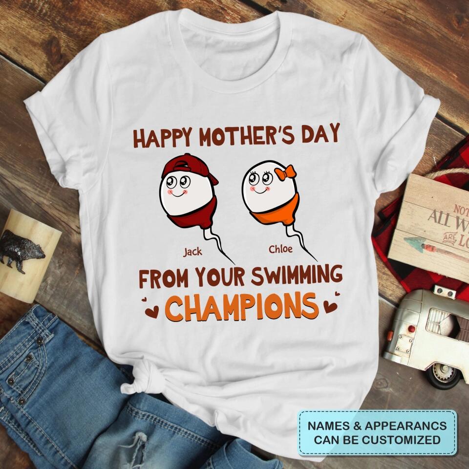 Personalized T-shirt - Mother's Day Gift For Mom - Happy Mother's Day ARND036