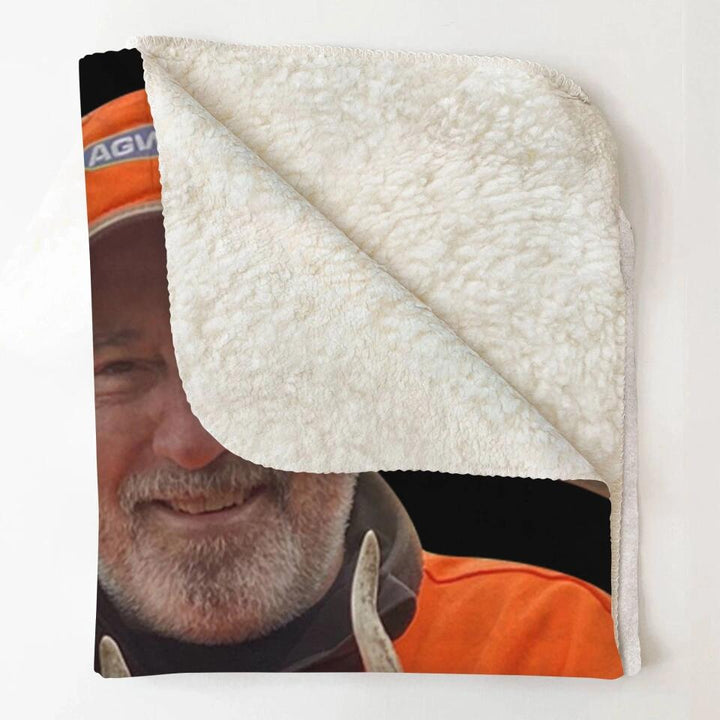 Personalized Blanket - Father's Day Gift For Dad, Grandpa - Best Buckin Dad Ever ARND0014 AGCPD031