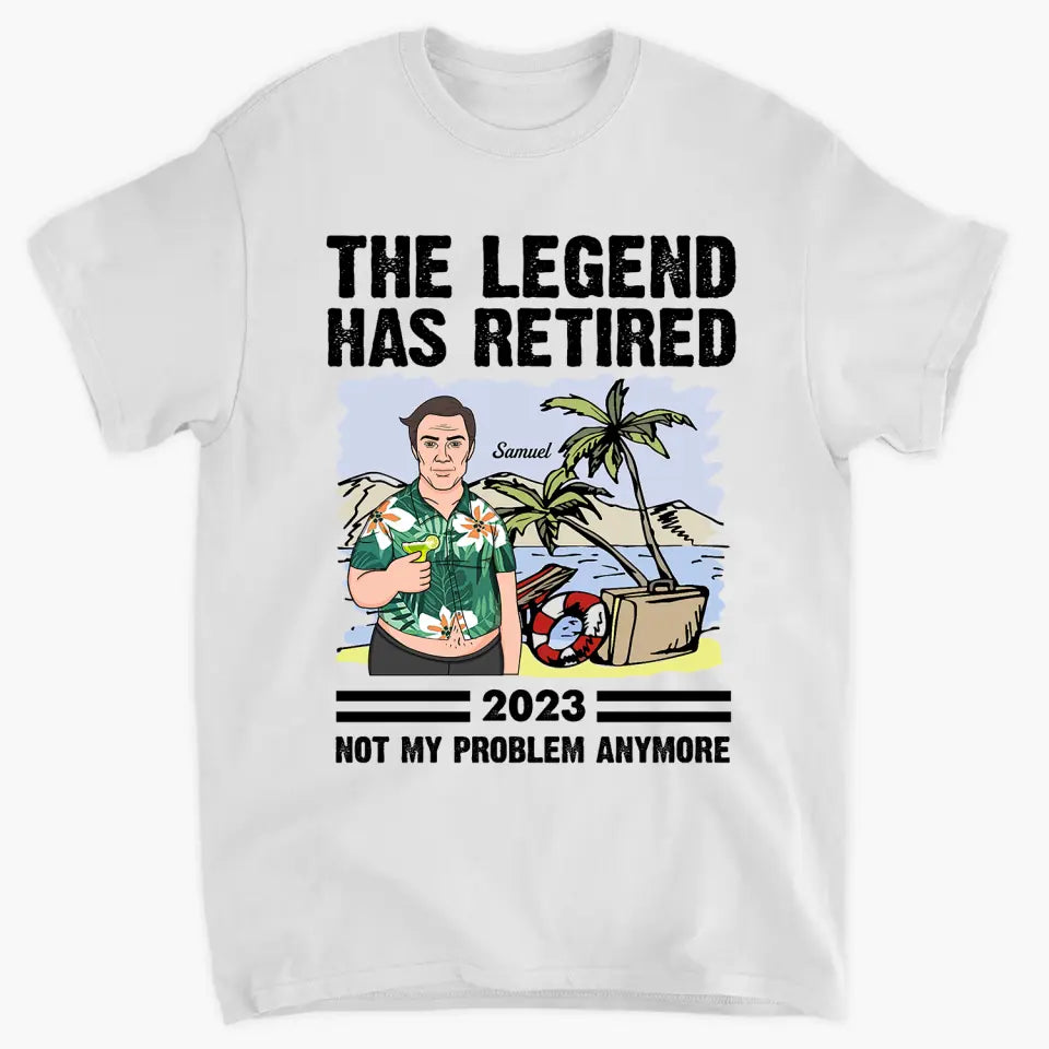 Personalized T-shirt - Retirement Gift, Father's Day Gift For Dad, Gra ...