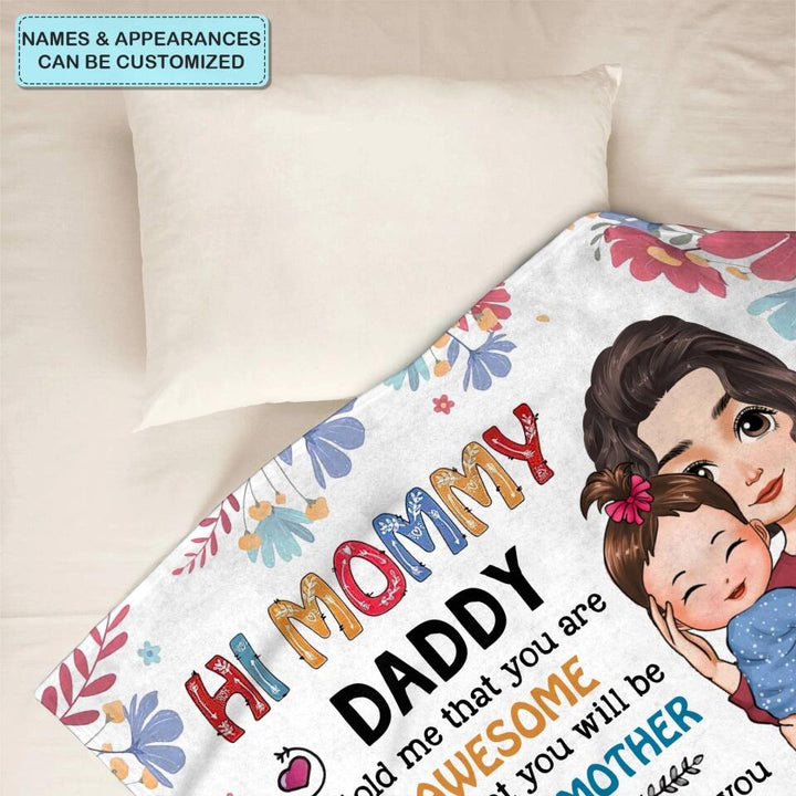 Personalized Blanket - Mother's Day Gift For Mom - The World's Best Mommy Belongs To Me ARND0014