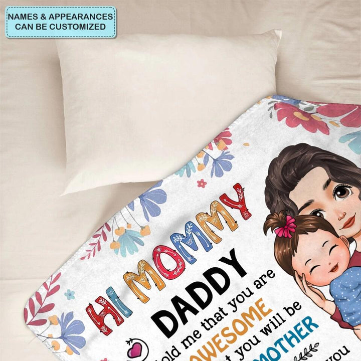 Personalized Blanket - Mother's Day Gift For Mom - The World's Best Mommy Belongs To Me ARND0014