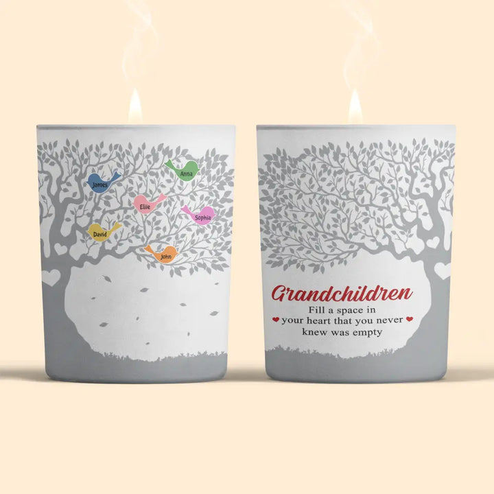 Personalized Candle - Mother's Day Gift For Mom, Grandma - Grandchildren Fill A Space In Your Heart ARND018