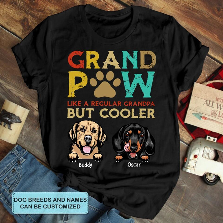Personalized T-shirt - Father's Day Gift For Dad, Grandpa - GrandPaw ARND036