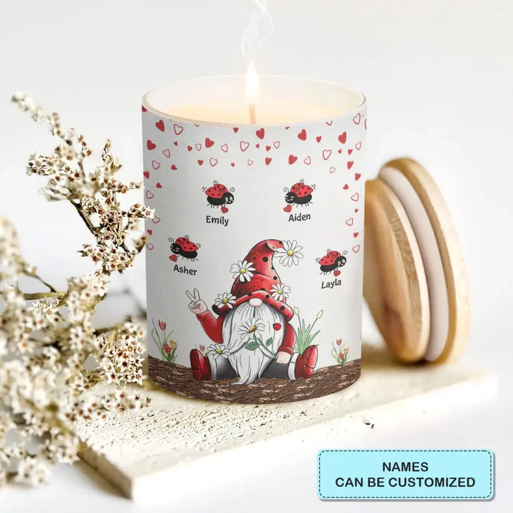 Personalized Candle - Mother's Day Gift For Mom, Grandma - Nana's Love Bugs ARND0014