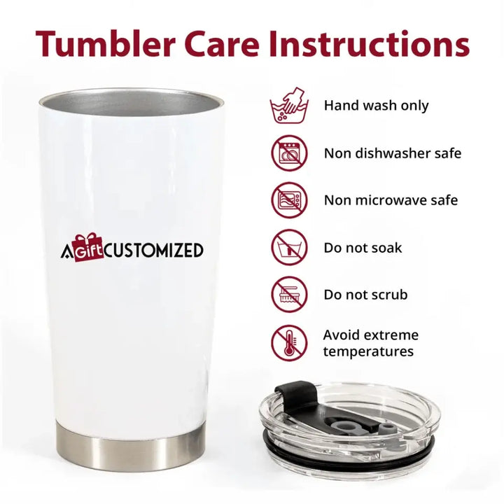 Personalized Tumbler - Birthday, Nurse's Day Gift For Nurse - It's A Beautiful Day To Save Lives ARND018