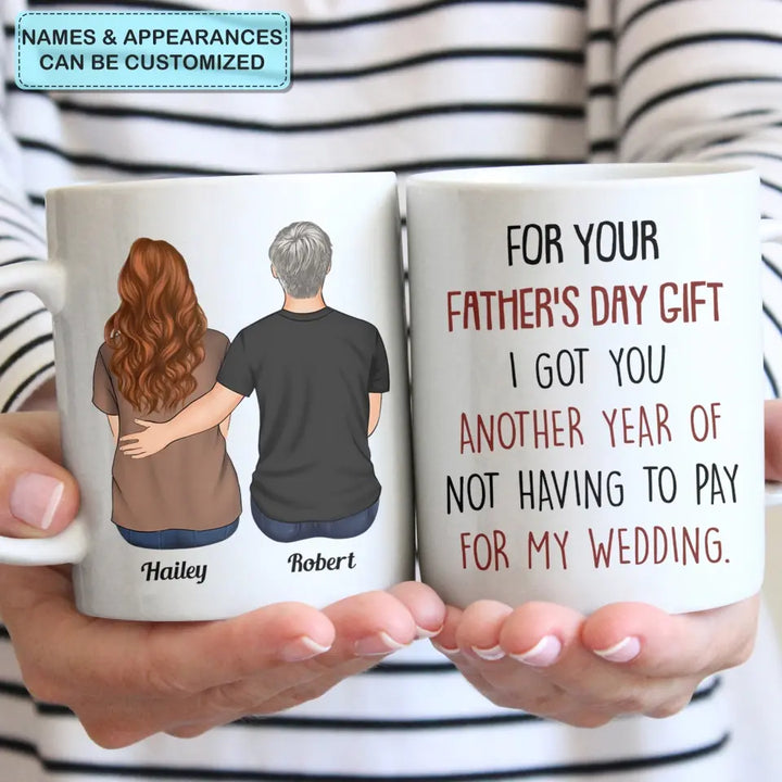 Personalized White Mug - Father's Day Gift For Dad, Grandpa - For Your Father's Day Gift ARND018