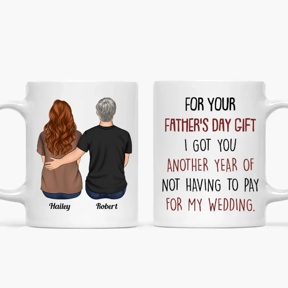 Personalized White Mug - Father's Day Gift For Dad, Grandpa - For Your Father's Day Gift ARND018