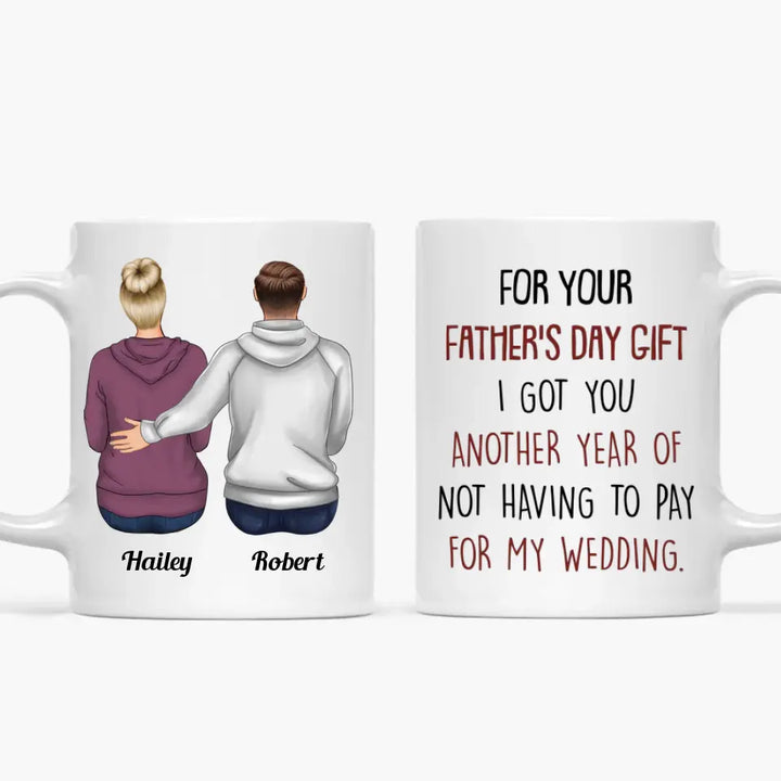 Personalized White Mug - Father's Day Gift For Dad, Grandpa - For Your Father's Day Gift ARND018