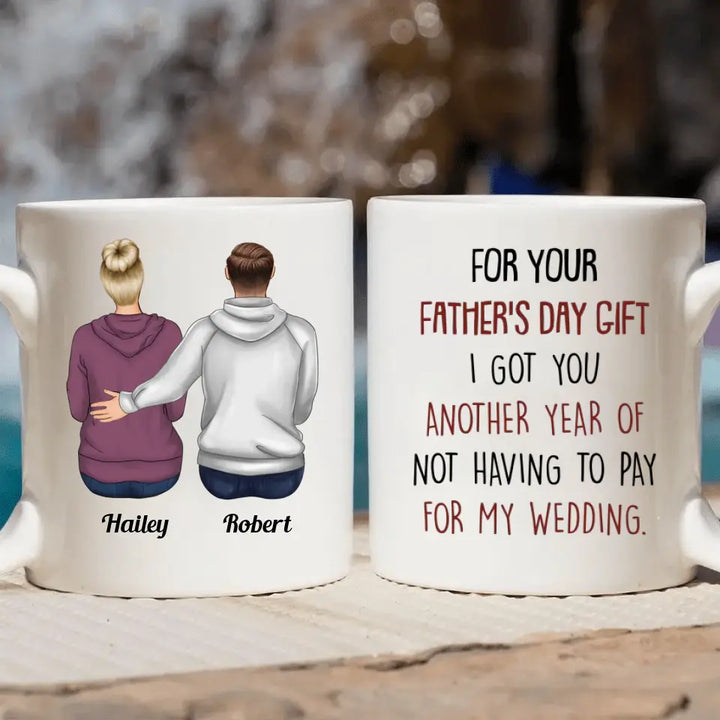 Personalized White Mug - Father's Day Gift For Dad, Grandpa - For Your Father's Day Gift ARND018