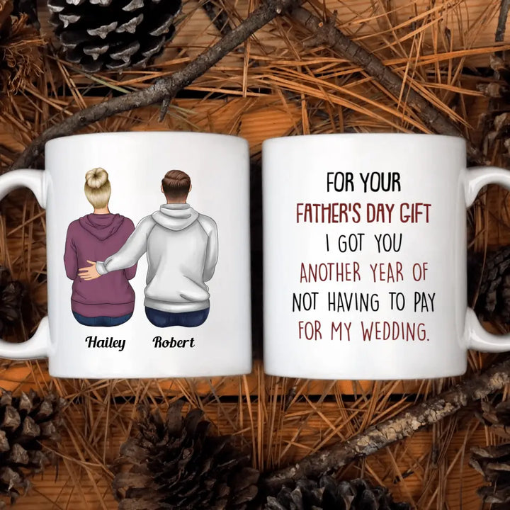 Personalized White Mug - Father's Day Gift For Dad, Grandpa - For Your Father's Day Gift ARND018