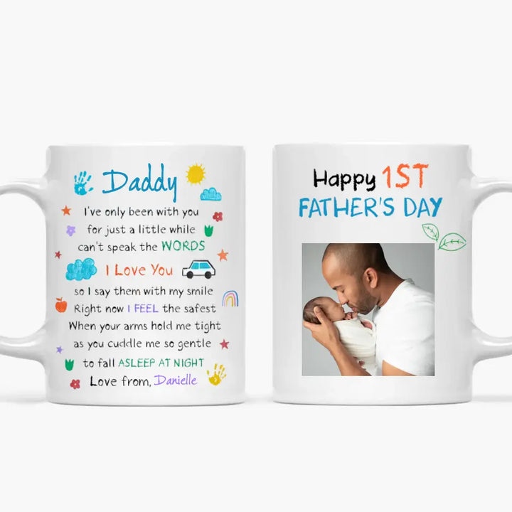 Personalized White Mug - Father's Day Gift For Dad, Grandpa - Daddy I Love You ARND018 AGCKH018